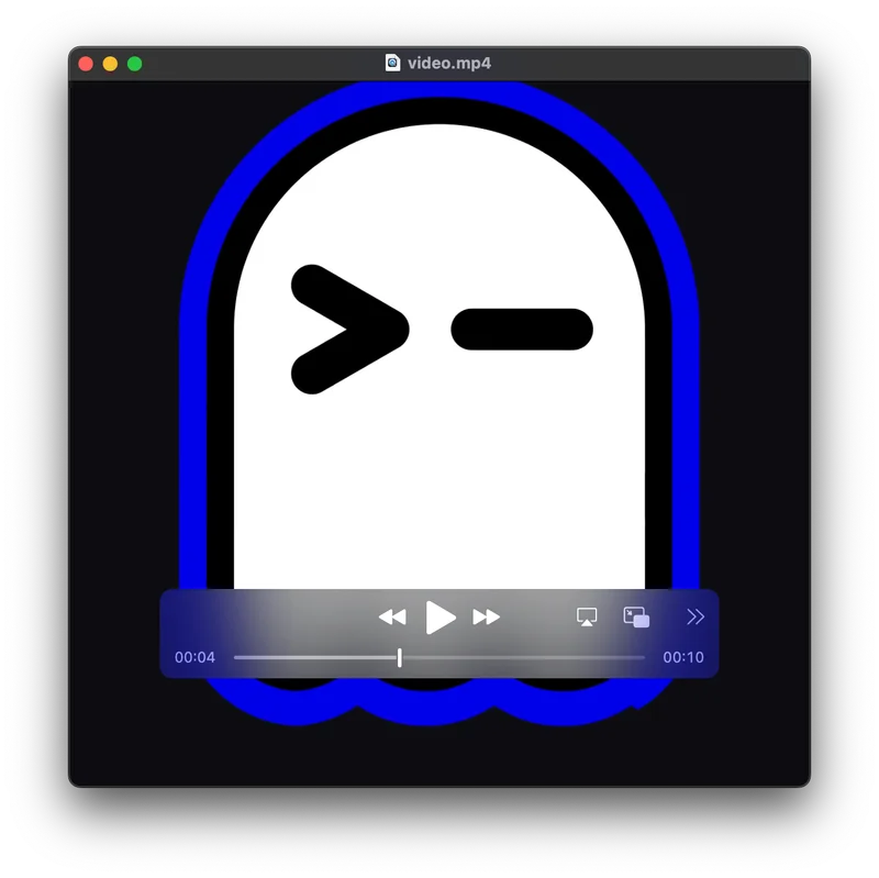 Screenshot of video